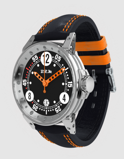 Review High Quality B.R.M Replica Watches For Sale BRM Racing V6-44 Polished Case Orange